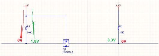 ?mos管電平轉(zhuǎn)換電路