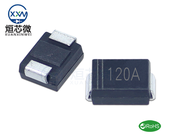 P6SMB120A參數,TVS二極管P6SMB120A瞬態(tài)(變)抑制二極管